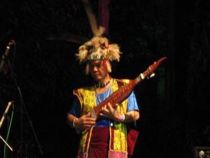 Traditional Sarawak musician