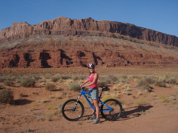 Lindsay and bike