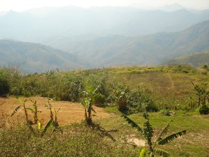 Countryside in central Laos