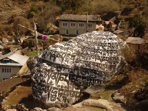 Giant prayer stones