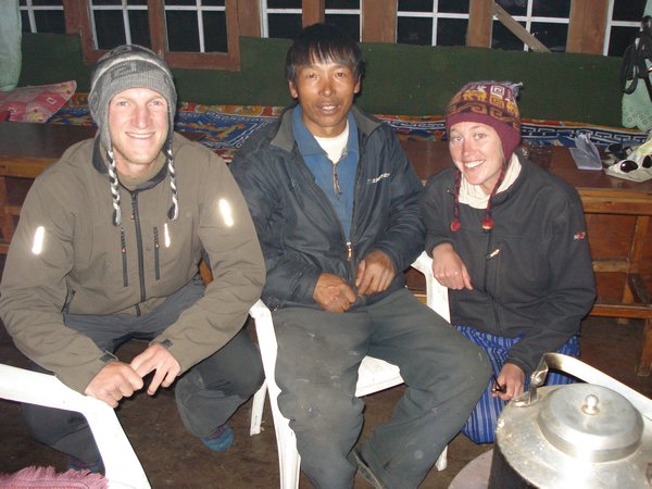 With Kwanev, a three time summiteer Sherpa