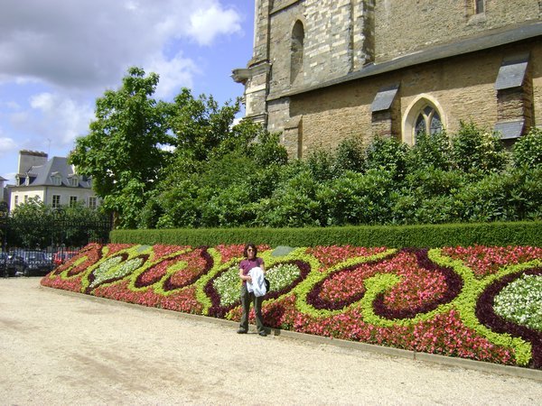 Cyndi in Rennes, the capital of Brittany