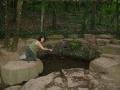 Cyndi at The Fountain of Youth in Forest of Paimpont/Broceliande