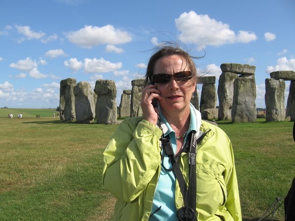 Mom at Stonehenge!