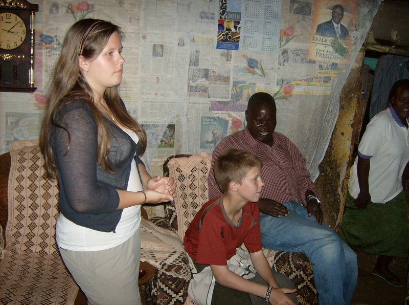 A visit to a household in Kibera Slums