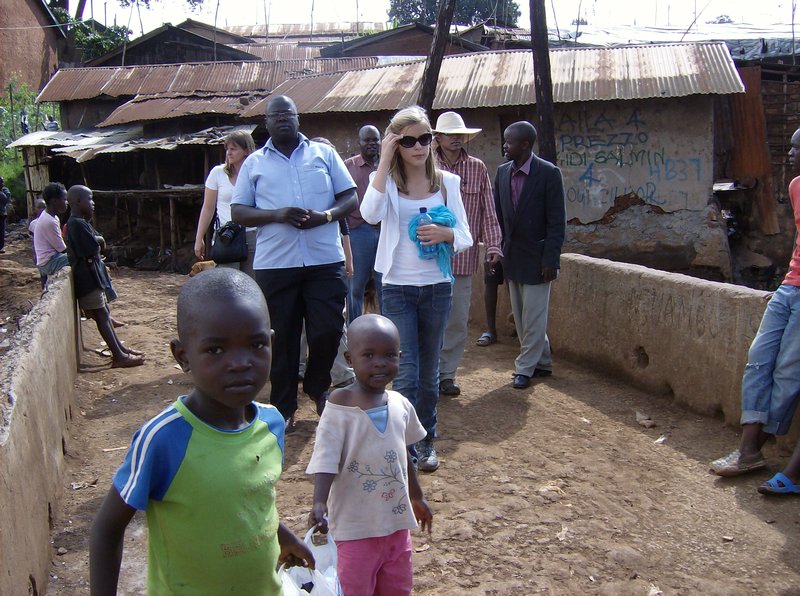 A walk along  the main street in kibera slums