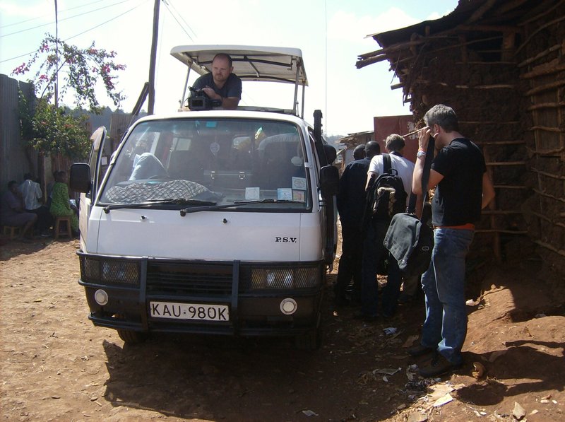 Filming Kibera Slums