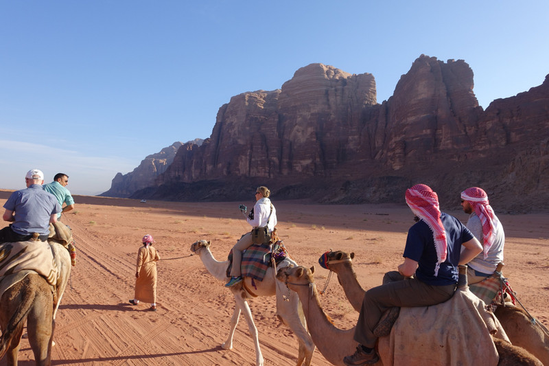 Camel Riding in Wadi Rum