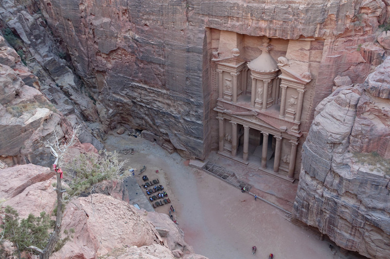 High Above the Treasury in Petra