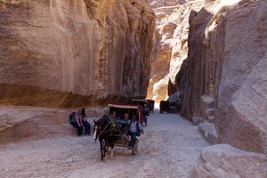 Hiking Into Petra