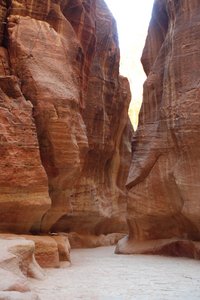 Hiking through The Siq