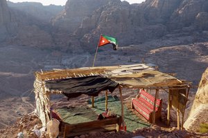 A Lookout Hut HIgh Above Petra
