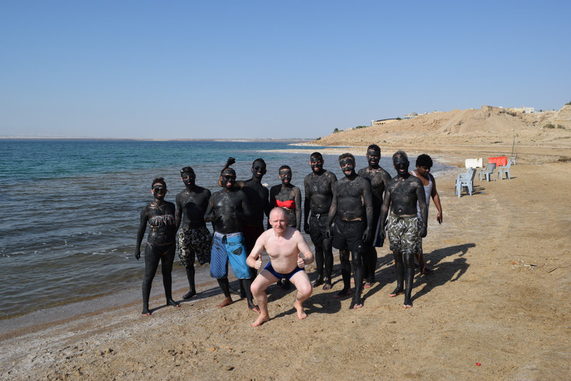 Covered in Rejeuvenating Dead Sea Mud