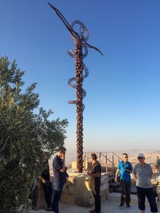 Brazen Serpent Monument at the Memorial of Moses