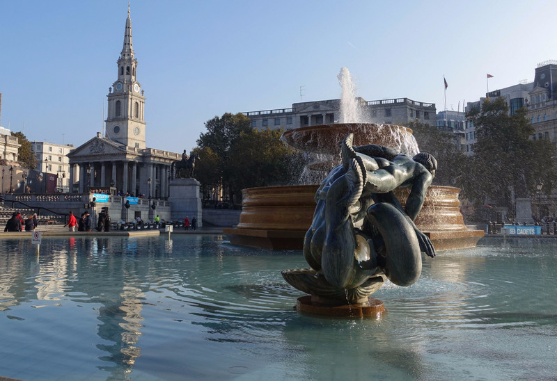 Fountains of Trafalgar Square