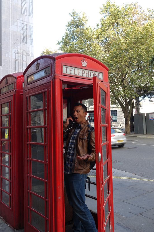 Traditional English Phone Booth
