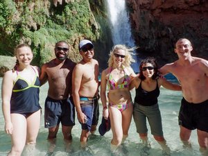 Taking a Dip at Havasu Falls