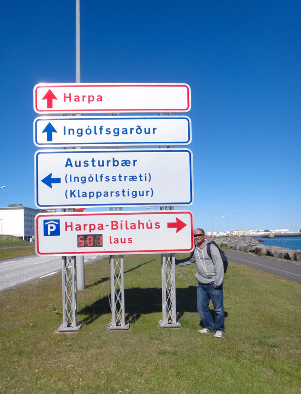 Road Sign in Reykjavik