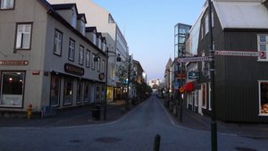 The Streets of Reykjavik after Midnight