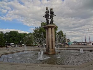 Fountain Near the Oslo Harbor