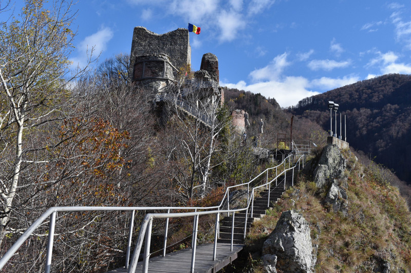 The Hike Up To Poenari Castle