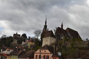 The Skyline of the Old Town in Sighisoara