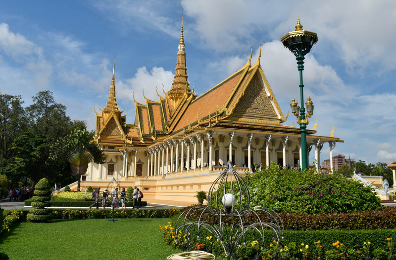 The Throne Hall at The Royal Palace in Phnom Penh