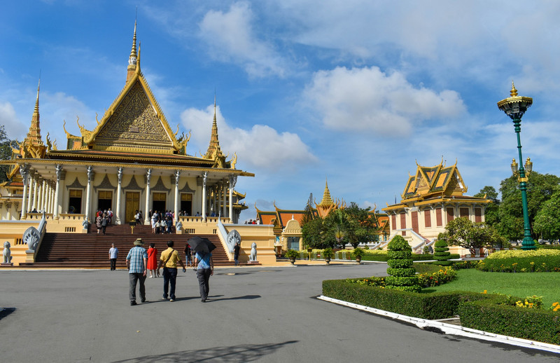 The Throne Hall at The Royal Palace in Phnom Penh