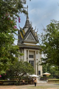 Memorial Stupa to Those Killed At The Killing Fields