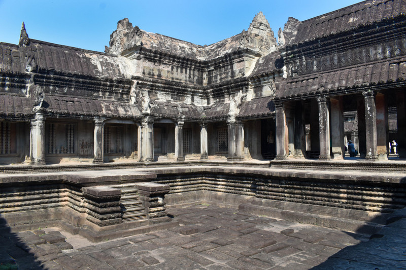 Exploring Inside Angkor Wat