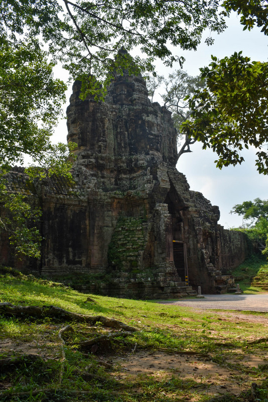 Backside of The South Gate to Angkor Thom