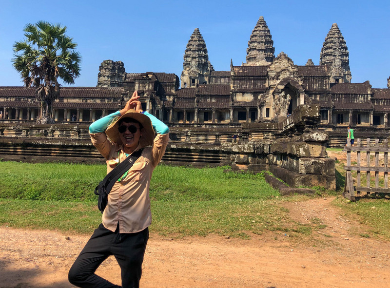 Our Guide Johnny at Angkor Wat
