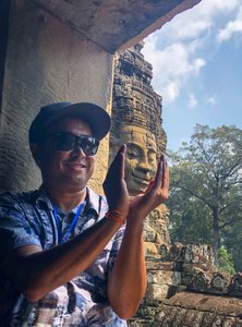 The Bayon Temple at Angkor Thom