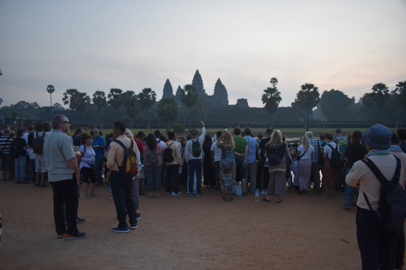 The Crowds for Sunrise at Angkor Wat