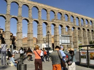 The Aqueduct in Segovia
