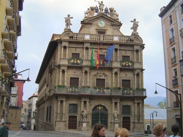 The town hall in Pamplona