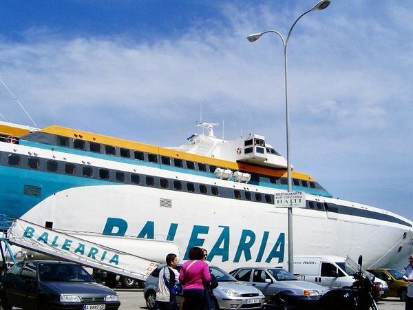 The ferry to Ibiza 