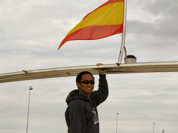 Me and the Spanish flag