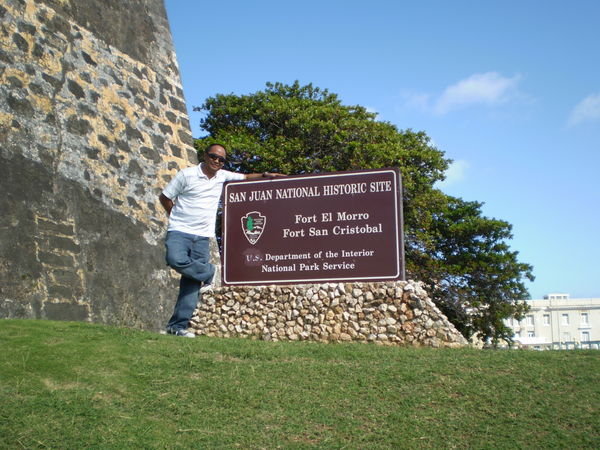 At the El Moro Fort in San Juan