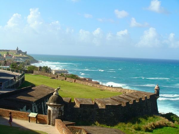View of the Atlantic Ocean from the fort
