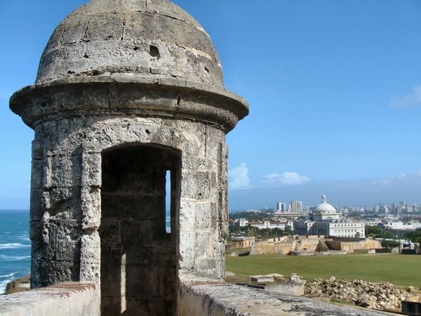 One of the fort's towers