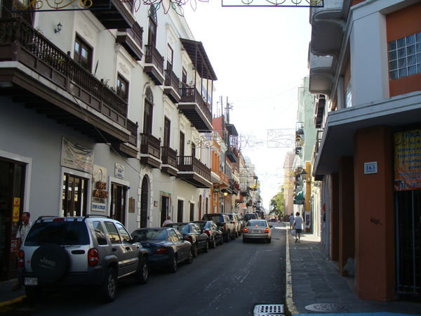 Walking through Old Town San Juan
