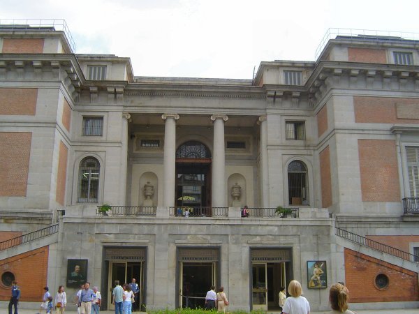 Entrance to the Prado Museum