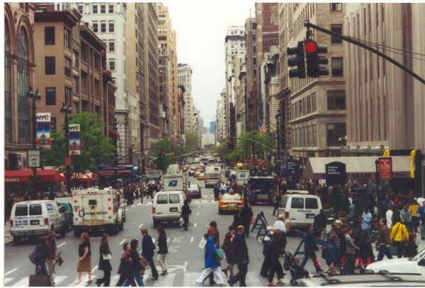 The Busy Streets Of Manhattan