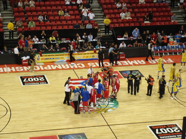 Team Puerto Rico wins the bronze medal