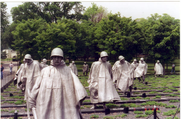 At the Korean War Memorial