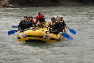 Rafting on the River