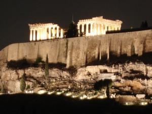 The Acropolis seen from our hotel