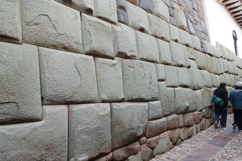 Incan Wall Along Hatun Rumiyoc