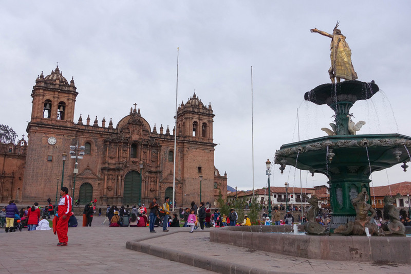 Fountain in Plaza de Armas